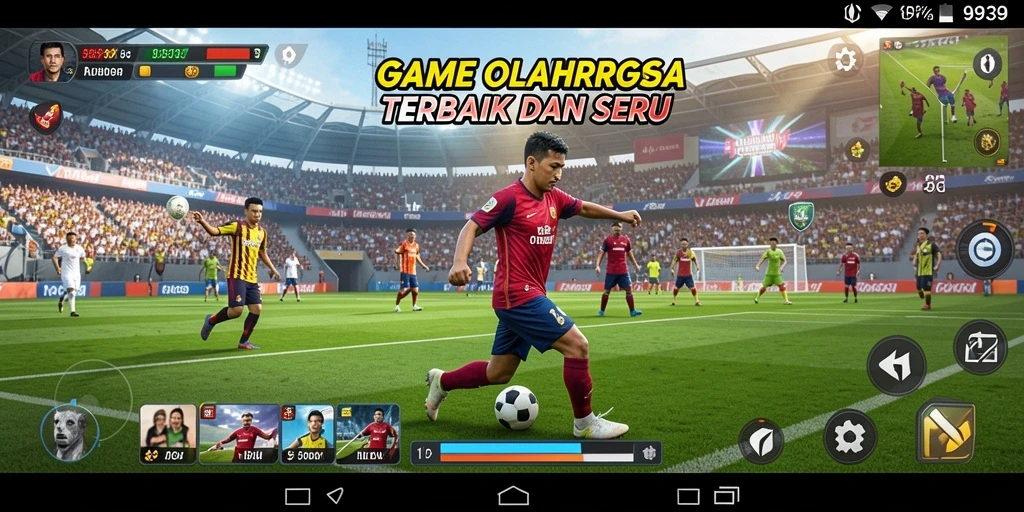 Tampilan gameplay 9939 dengan aksi olahraga yang menegangkan.