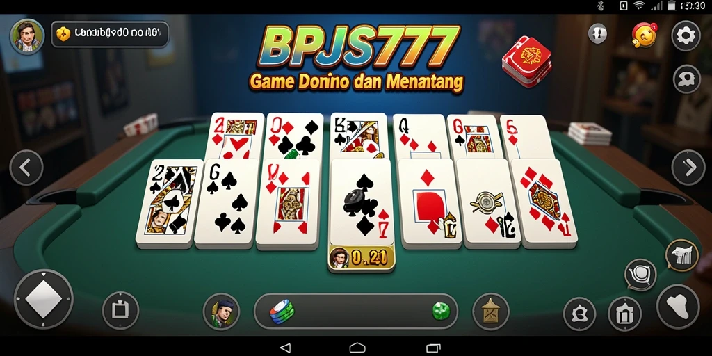 Screenshot gameplay BPJS777 yang menggambarkan serunya permainan Domino.