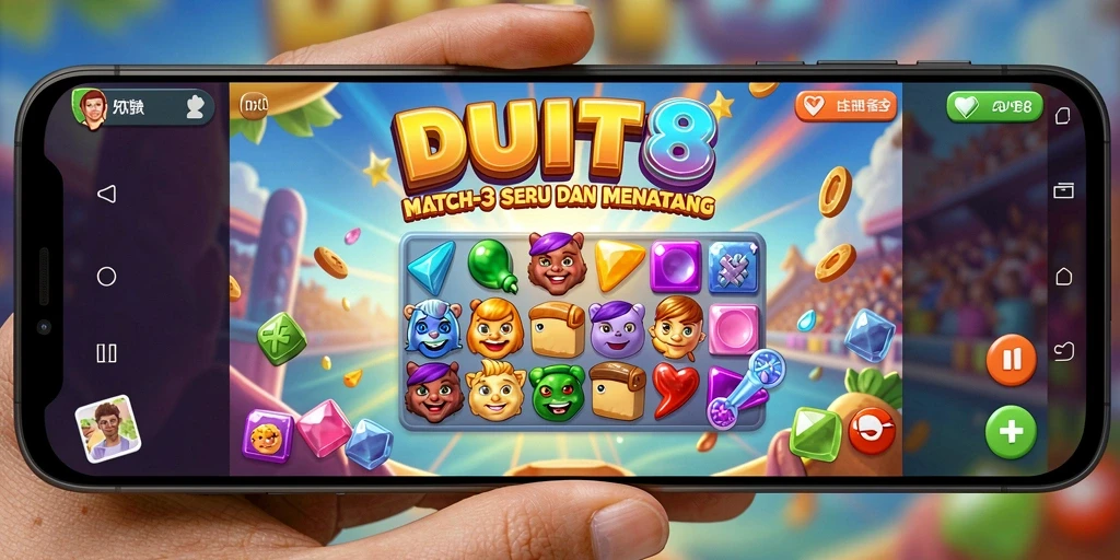 Tampilan gameplay seru dan interaktif dari DUIT8.