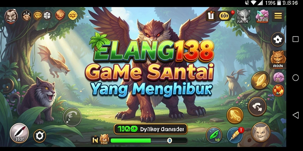 Tampilan gameplay menarik dari ELANG138 yang penuh warna.
