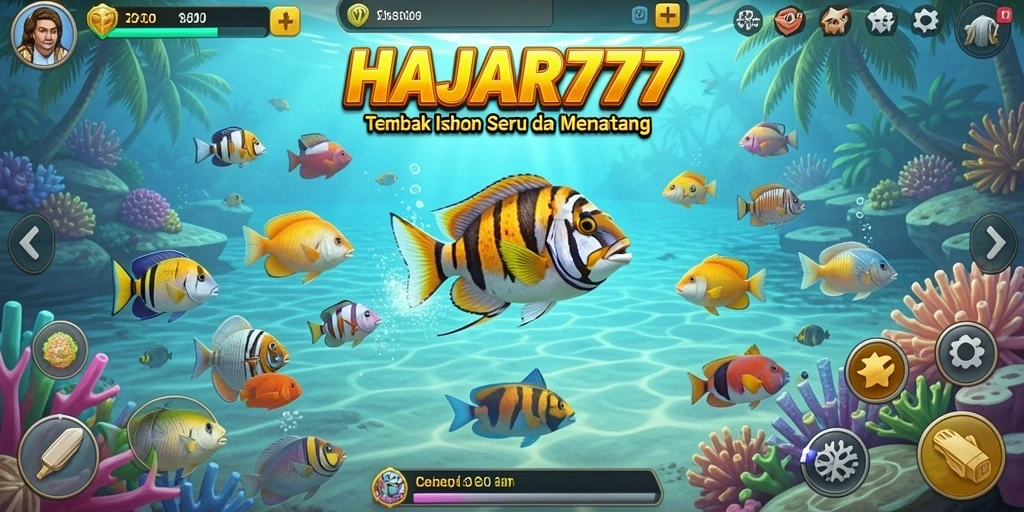Gameplay menarik Tembak Ikan di HAJAR777 menunjukkan momen seru dan penuh aksi.