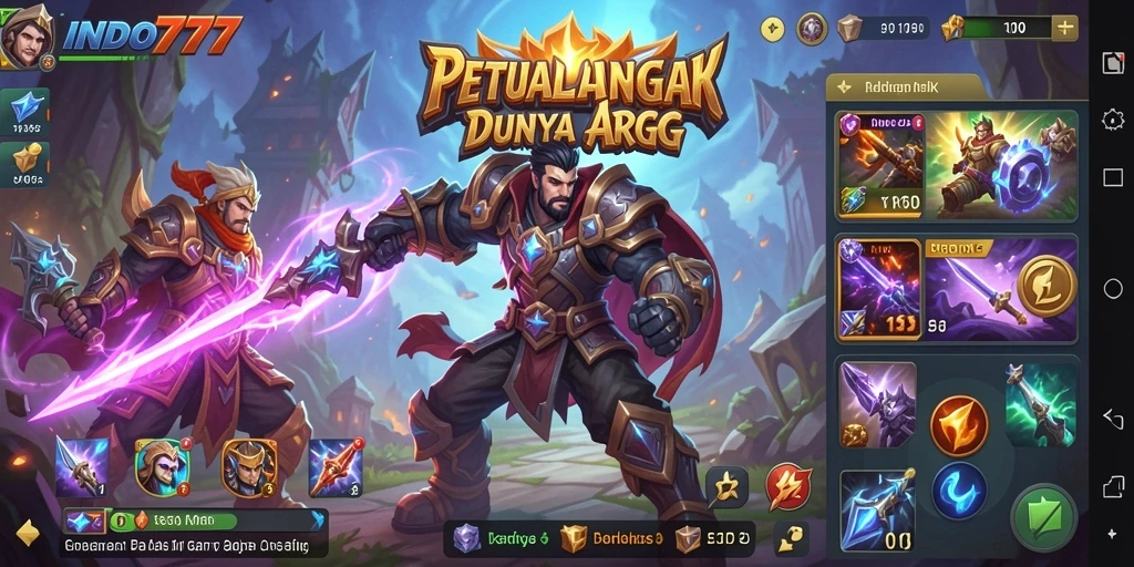 Tangkapan layar utama INDO777 menunjukkan aksi gameplay ARPG yang mendebarkan.