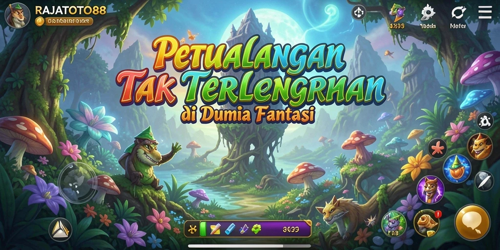 Tampilan gameplay RAJATOTO88 yang menakjubkan dan penuh aksi.