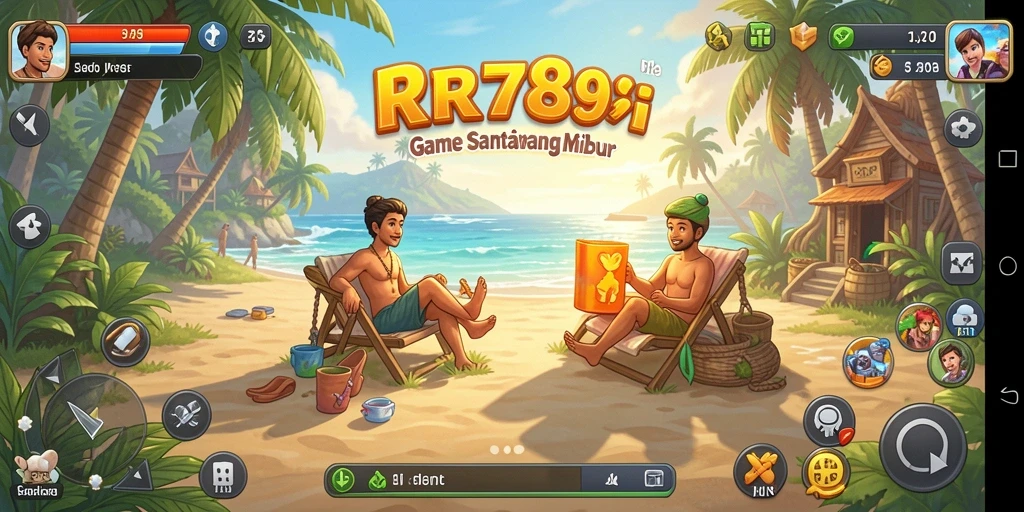 Tampilan seru dari gameplay RR789 yang menantang.