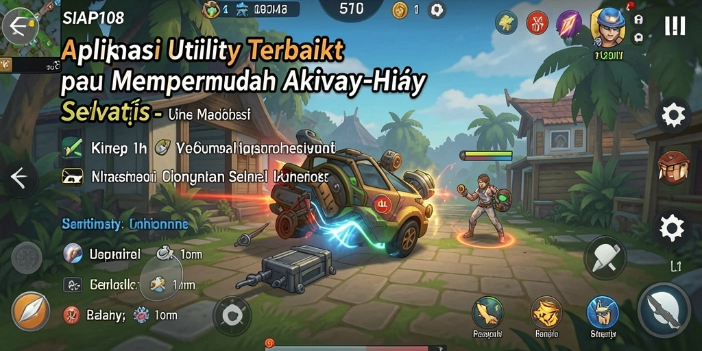 Tampilan utama SIAP108 menampilkan antarmuka yang intuitif dan menarik.