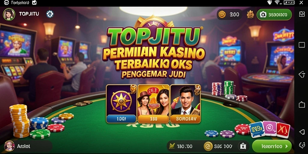Tampilan menarik gameplay Kasino di TOPJITU.