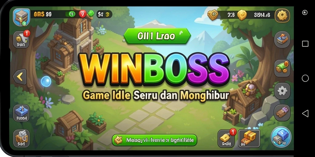 Tampilan gameplay Idle WINBOSS yang menarik dan memikat.
