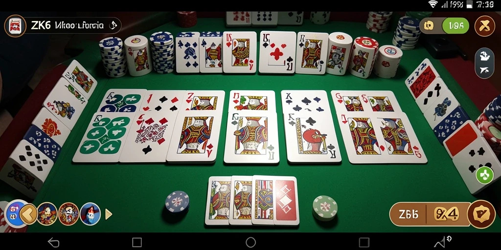 Screenshot gameplay ZK6 yang menampilkan serunya permainan Domino.